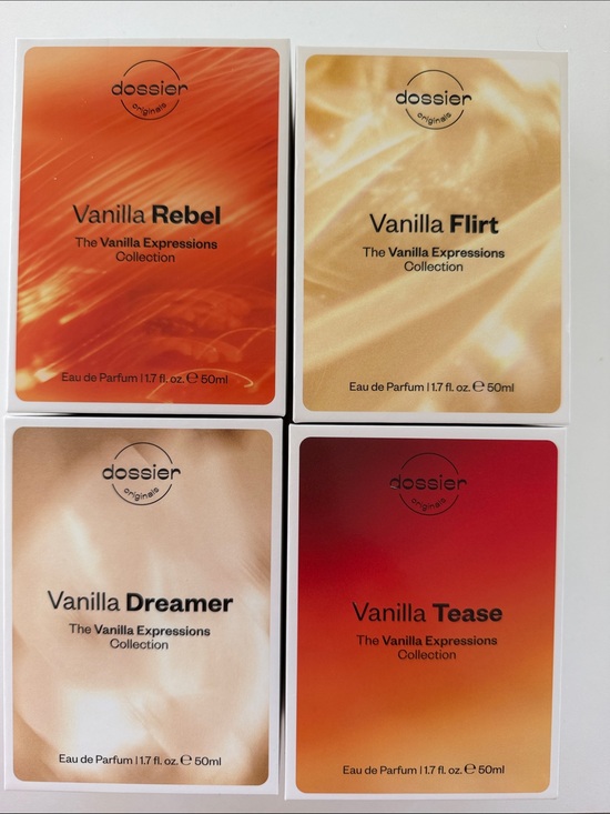 Dossier Other - DOSSIER 4 ITEM SET— Vanilla Tease, Vanilla Flirt, Vanilla Rebel, Vanilla Dreamer